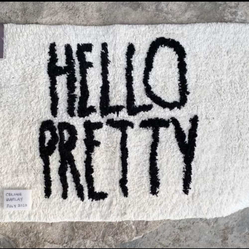 Rae Dunn Hello Pretty Cotton Bath M… - Picture 1 of 4